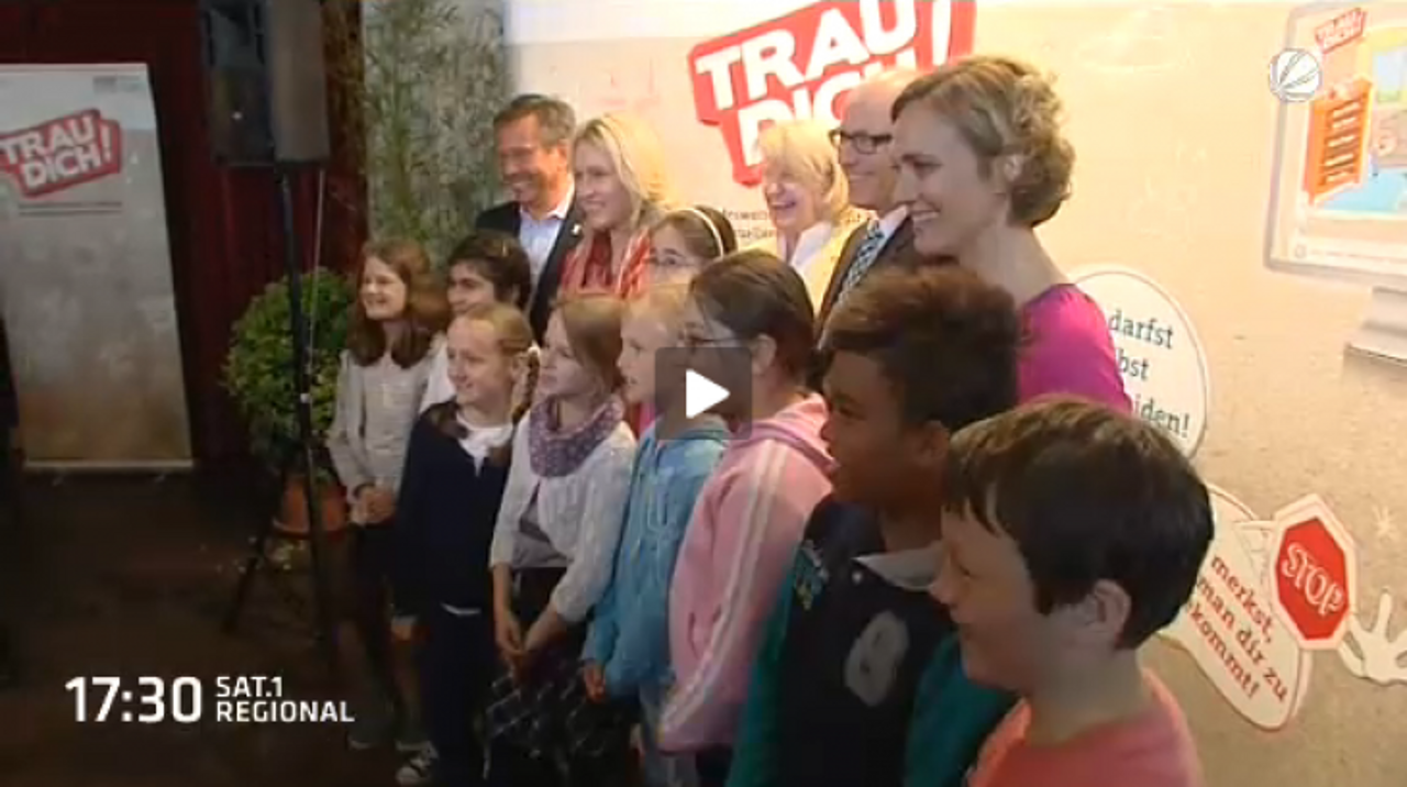 Screenshot Fernsehbeitrag SAT1 Screenshot Fernsehbeitrag SAT1