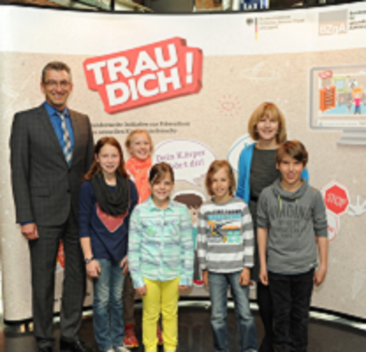 Gruppenbild beim Auftakt von "Trau dich!" von Baden-Württemberg