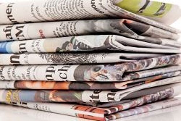 Zeitungsstapel
